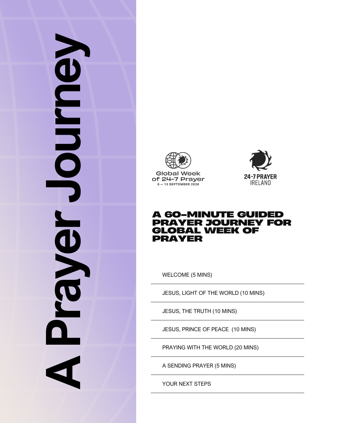 60 Minute Prayer Guide